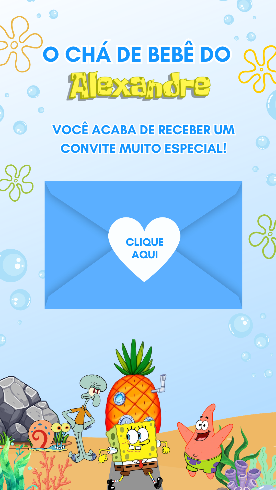 Capa do convite